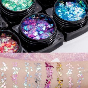 Sét 5 hũ kim tuyến nhiều hình dạng