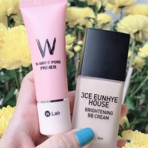 BỘ MAKEUP KEM LÓT WLAB, NỀN 3CE