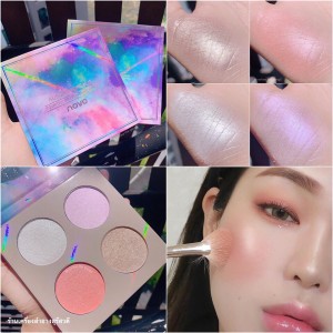Phấn bắt sáng 4 ô Novo