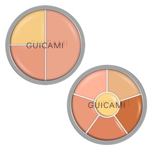 Bảng Kem Che Khuyết Điểm 6 Màu Guicami Che Phủ Hiệu Quả