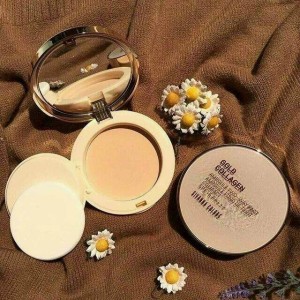 Phấn phủ nén Gold Collagen Sivanna Colors HF675