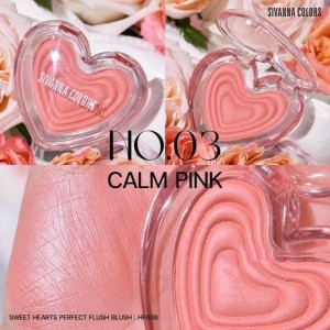 Phấn Má Hồng HF638 SIVANNA COLORS SWEET HEARTS PERFECH FLUSH BLUSH