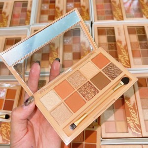 Bảng Phấn Mắt Sivanna Colors Fancy Makeup Pro Eye Palette Hf180 10 Ô - 4 Tone Màu Thái Lan