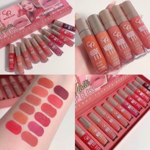 Sét 12 son lì Matte Lip Gloss Maybelucky Fashion Color