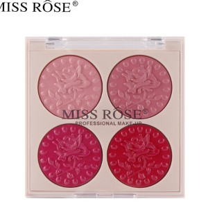 Bảng son lì 4 ô lâu trôi Miss Rose