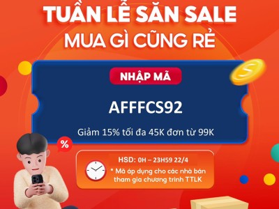 VOUCHER SHOPEE 19.4 & 20.4 & 22.4