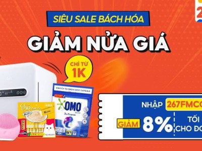 SIÊU SALE 26/07-GIẢM NỬA GIÁ