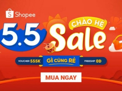 5.5 SHOPEE SALE CHÀO HÈ