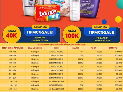 BÙNG NỔ SIÊU SALE 11.11 -BÁCH HÓA TỪ 1K