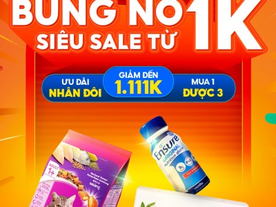 SIÊU SALE SHOPEE -BÁCH HÓA 11.11 - BÙNG NỔ SIÊU SALE TỪ 1K