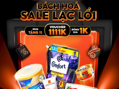 SALE SHOPEE 25/11-BLACK FRIDAY - BÁCH HÓA SALE LẠC LỐI