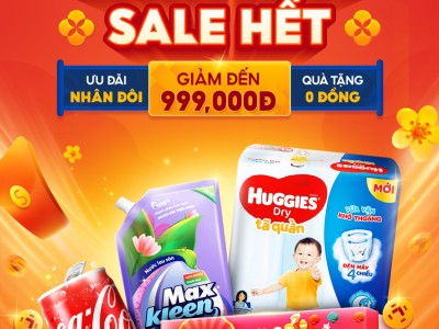 BÁCH HÓA SALE TẾT SHOPEE 1.1- ƯU ĐÃI NHÂN ĐÔI