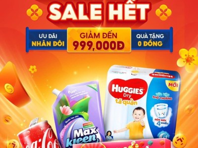 SALE SHOPEE 5.1 "BÁCH HÓA SALE TẾT - ƯU ĐÃI NHÂN ĐÔI”